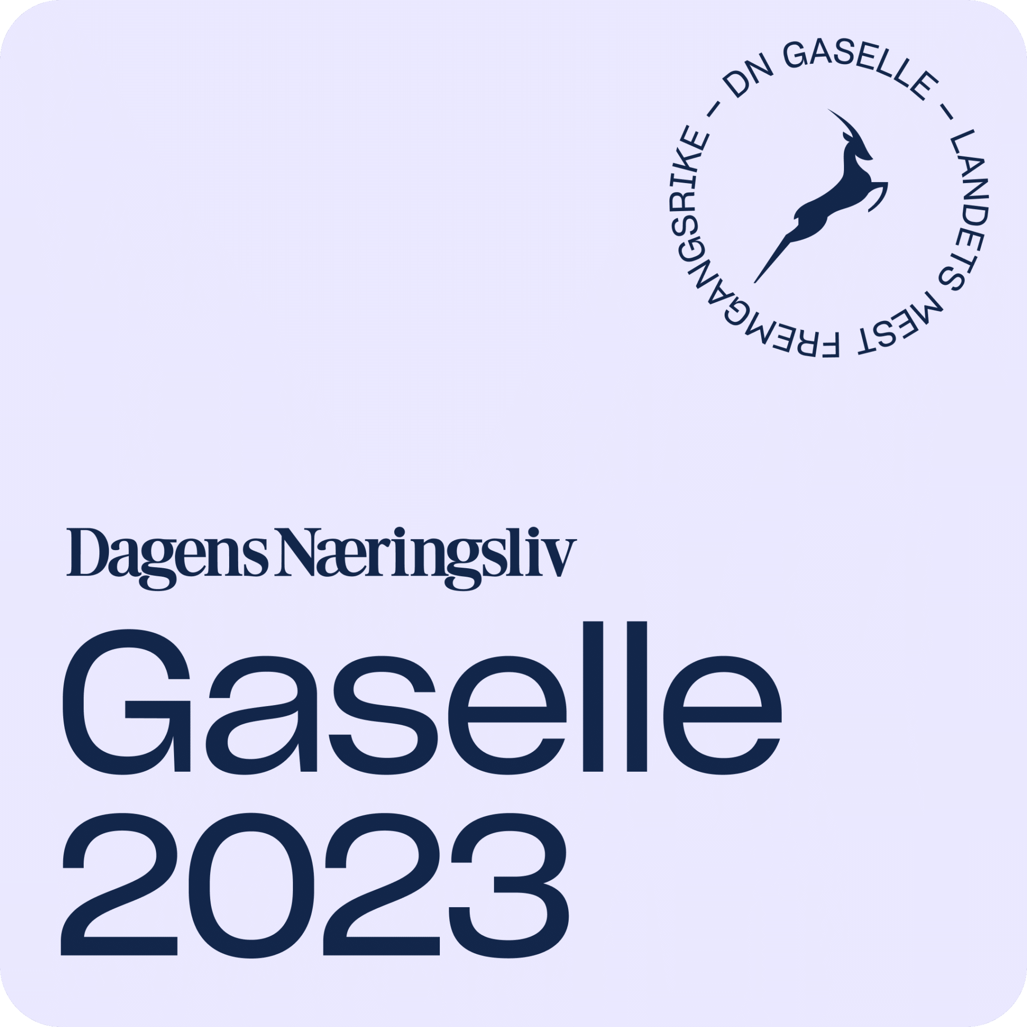 Gaselle 2023 badge